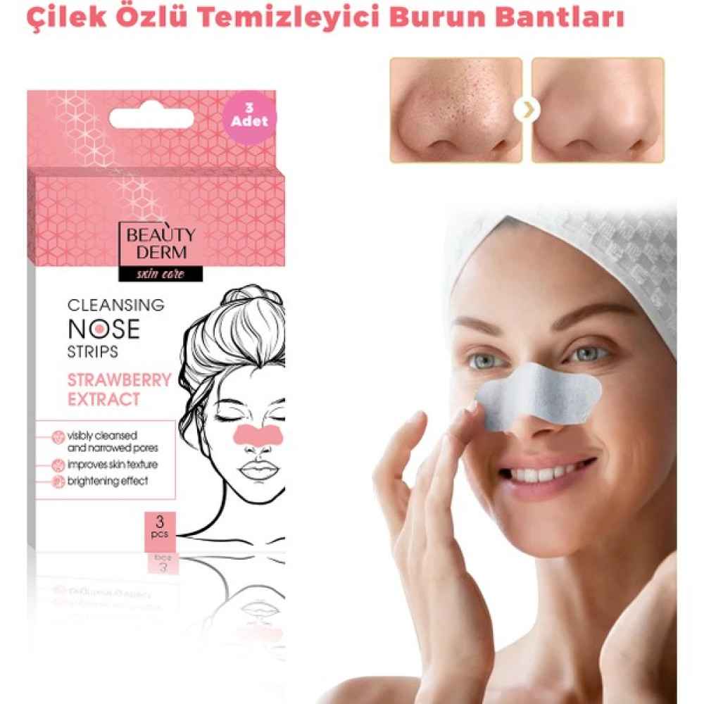 Beauty Derm Burun Bandı Siyah Nokta Temizleyici Ve Gözenek Bakımı Akne ve Sivilce Bakımı Fiyatı