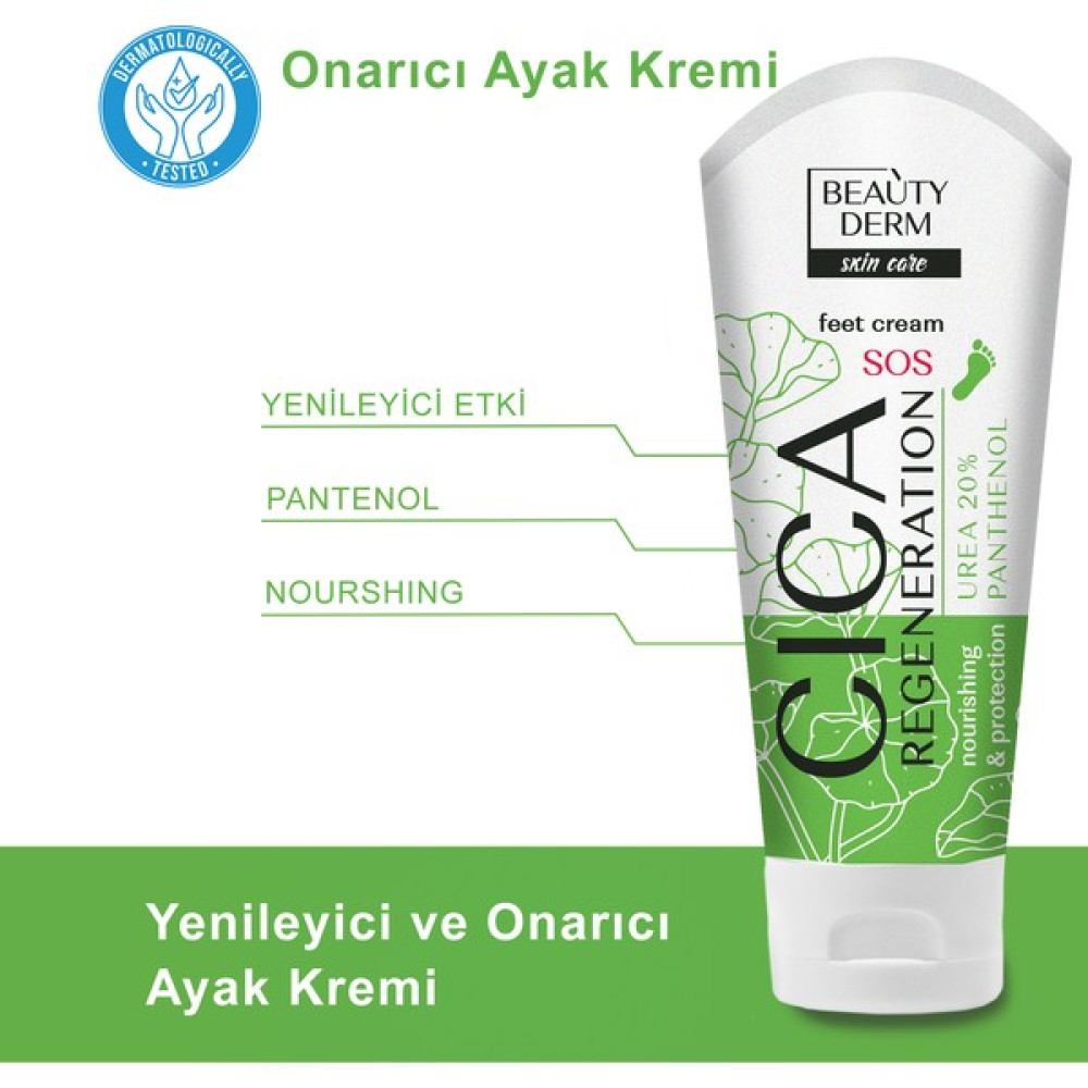 Beauty Derm Cica Rejenerasyon Ayak Kremi 75ml Ayak Bakımı Fiyatı