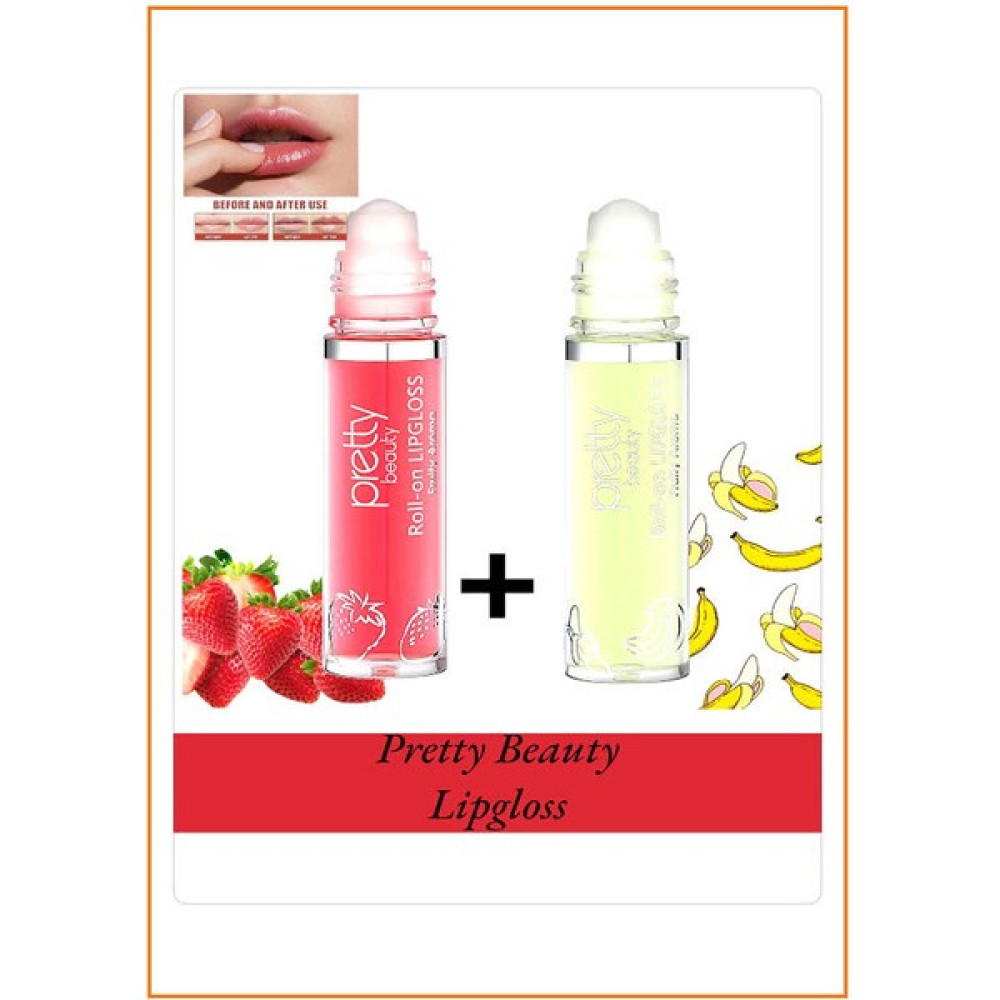 Beauty Dudak Parlatıcısı Yoğun Meyve Aromalı Roll On Lip Gloss Çilekli ve Muzlu Ikisi Bir Arada Rujlar & Dudak Parlatıcıları Fiyatı