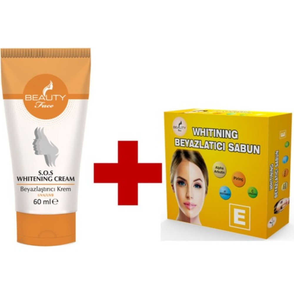 Beauty Face Cilt Beyazlatıcı Set Cilt Beyazlatıcı Krem 60ML ve Cilt Beyazlatıcı Sabun 90GR Leke Kremi Fiyatı