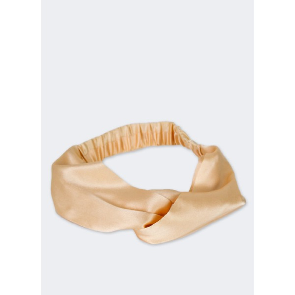 Beauty Pillow %100 İpek Saç Bandı Bej Renk Toka, Taç & Saç Bandı Fiyatı
