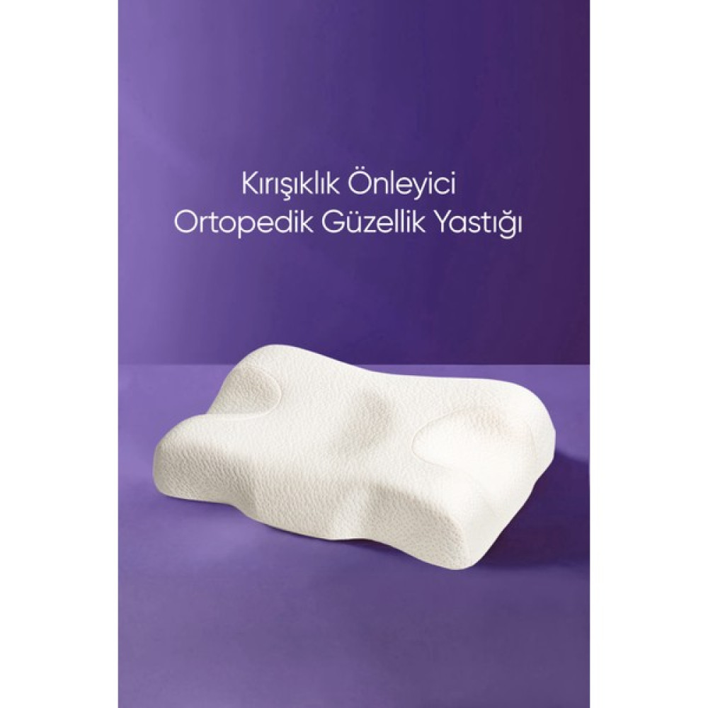 Beauty Pillow - Kırışıklık Önleyici Ortopedik Güzellik Yastığı - Beyaz - 35 x 56 cm Yastık Fiyatı
