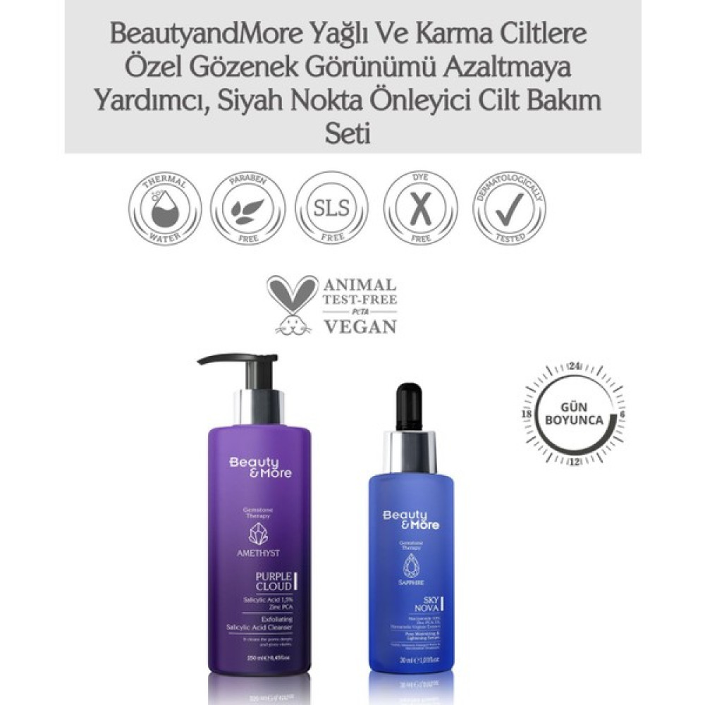 Beautyandmore yağlıKarma Ciltlere Özel Azaltan Önleyici Cilt Bakım Seti Oto Boyaları Fiyatı