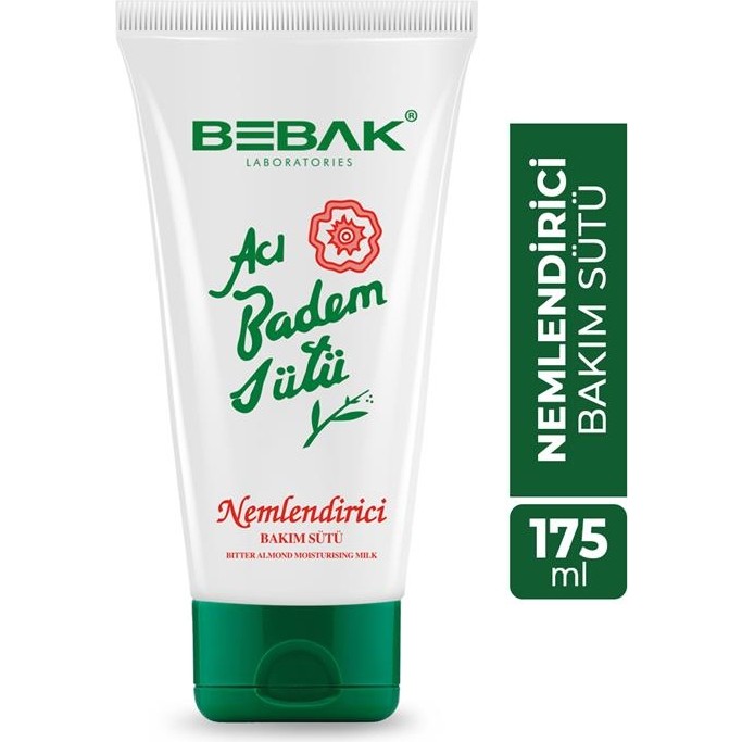 Bebak 175 ml Acı Badem Nemlendirici Bakım Sütü Normal Ciltler İçin Derinlemesine Nemlendirici Diğer Fiyatı