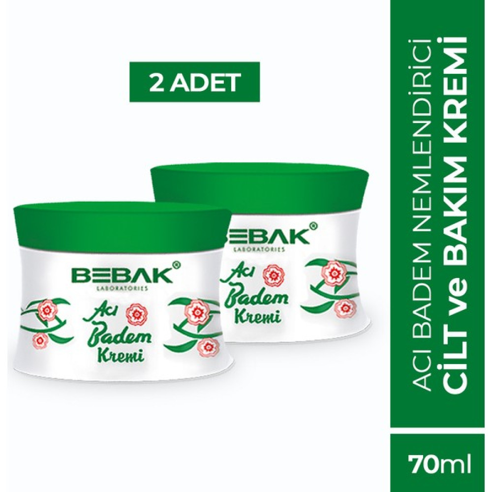 Bebak Acı Badem Vazo Büyük-70 gr x 2 Adet Nemlendiriciler Fiyatı