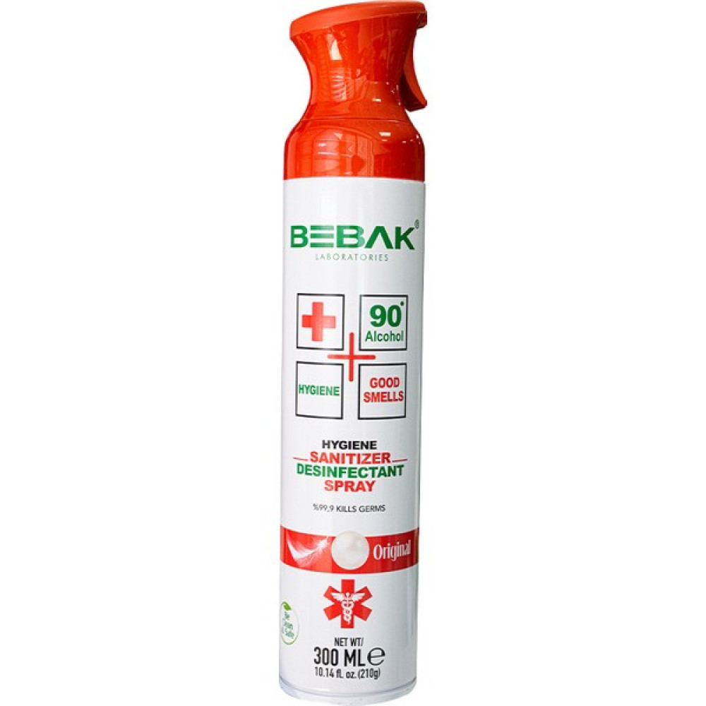 Bebak Dezenfektan Antibakteriyel Hava Temizleme Spreyi 300 Ml Hijyen ve Temizlik Fiyatı