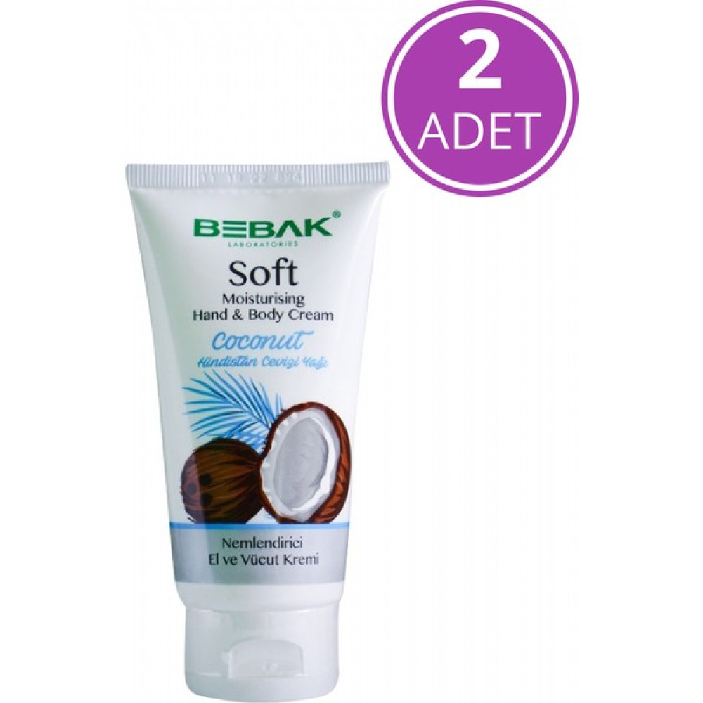 Bebak Hindistan Cevizi Yağlı Soft Nemlendirici Bakım Kremi Tüp 2x75 ml Oto Boyaları Fiyatı