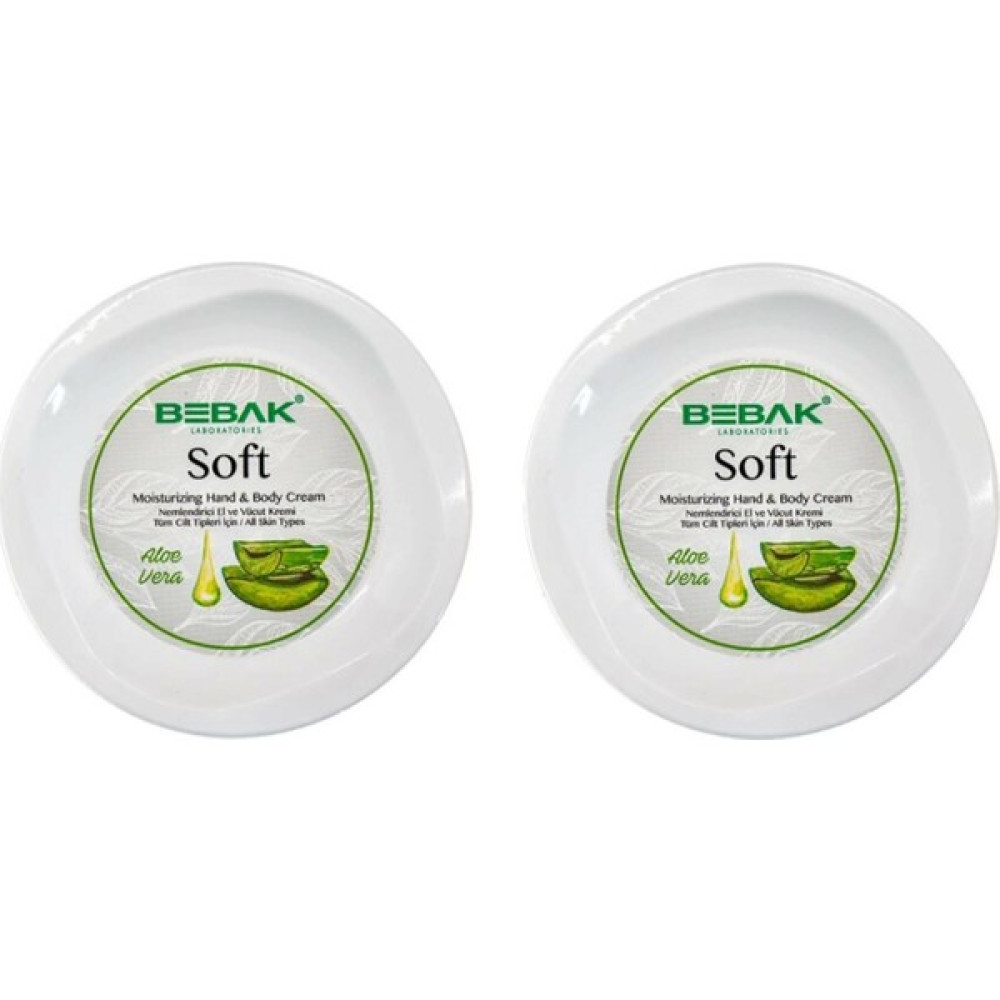 Bebak Soft Aloe Vera Nemlendirici Bakım Kremi 300 ml x 2 Adet Oto Boyaları Fiyatı
