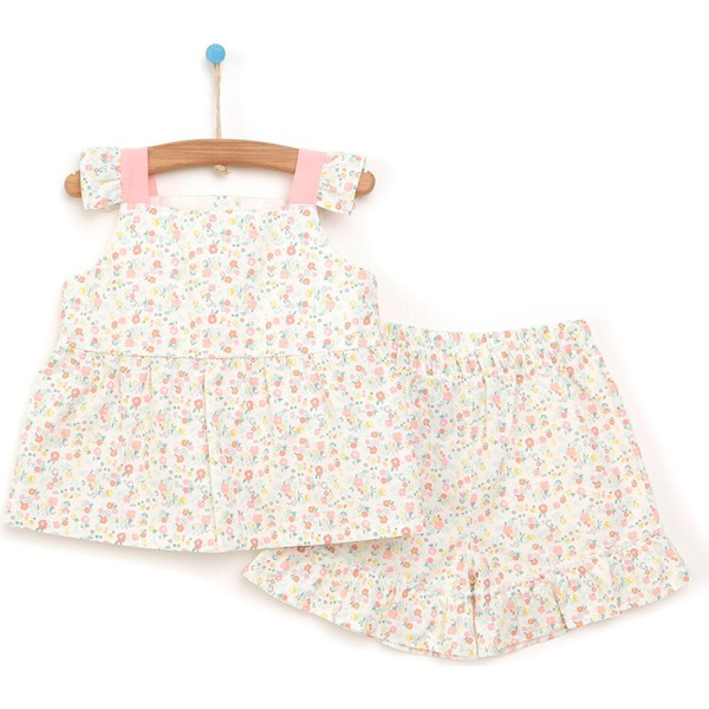 Bebbek Colorful World Çiçekli Bluz-Şort Takım Kız Bebek Bebek Giysi Takım Fiyatı