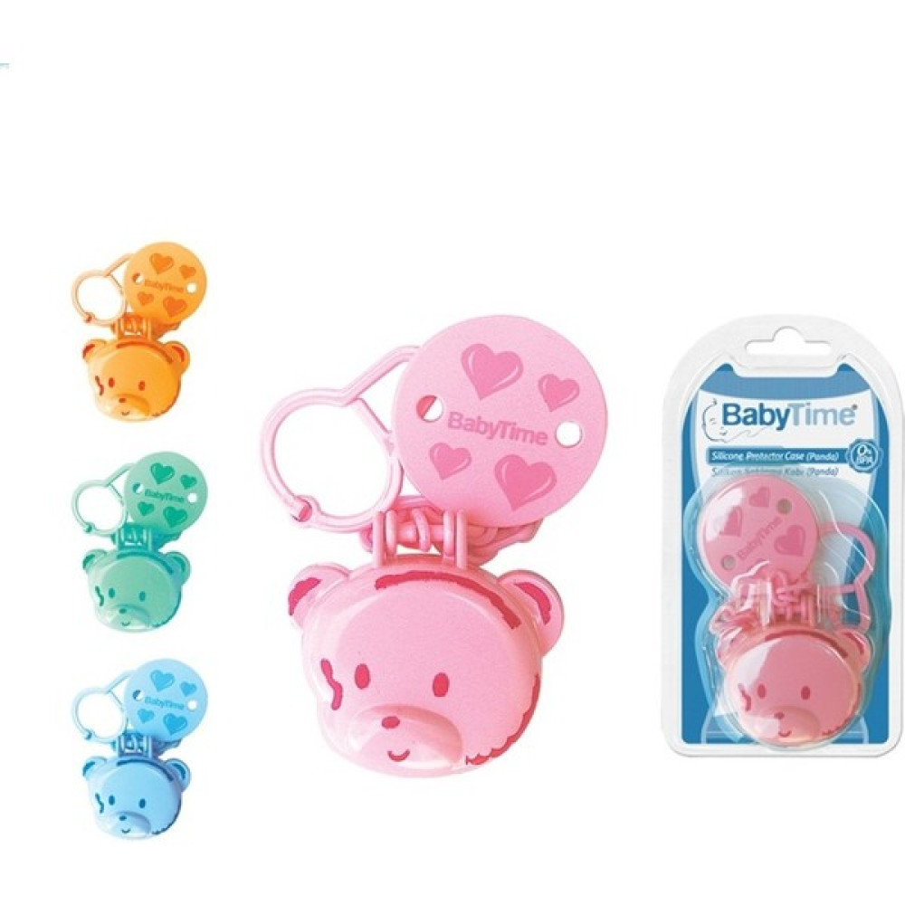 Bebe Time Silikon Saklama Kabı - Turuncu - Sarı Emzik Aksesuarı Fiyatı