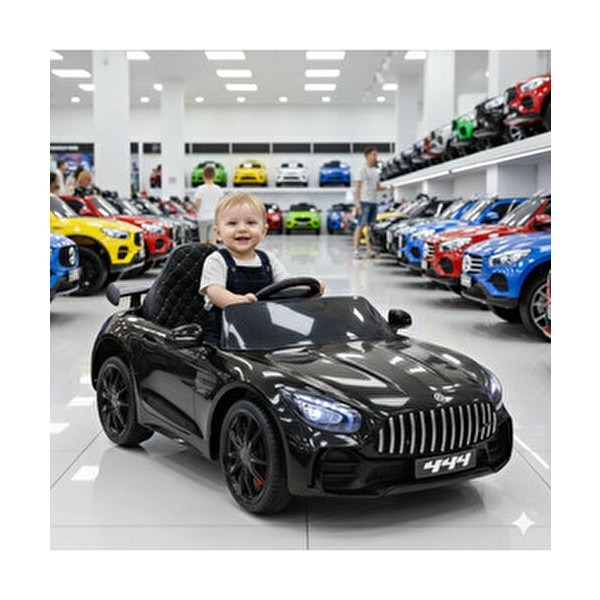 Bebeck 444 Gtr Sport Akülü Araba 12V Uzaktan Kumandalı Babyhope Mercedes Eva Teker - Siyah Diğer Fiyatı
