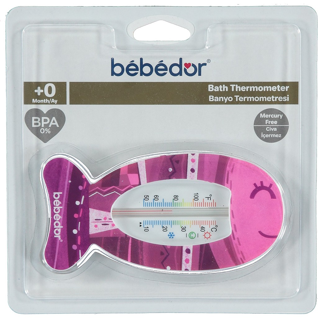 Bebedor Balık Termometre Fuşya - Pembe Bebek Banyo Termometresi Fiyatı