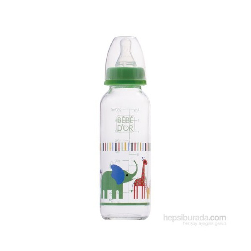 Bebedor Cam Biberon SL 250 ml Yeşil Biberon Fiyatı