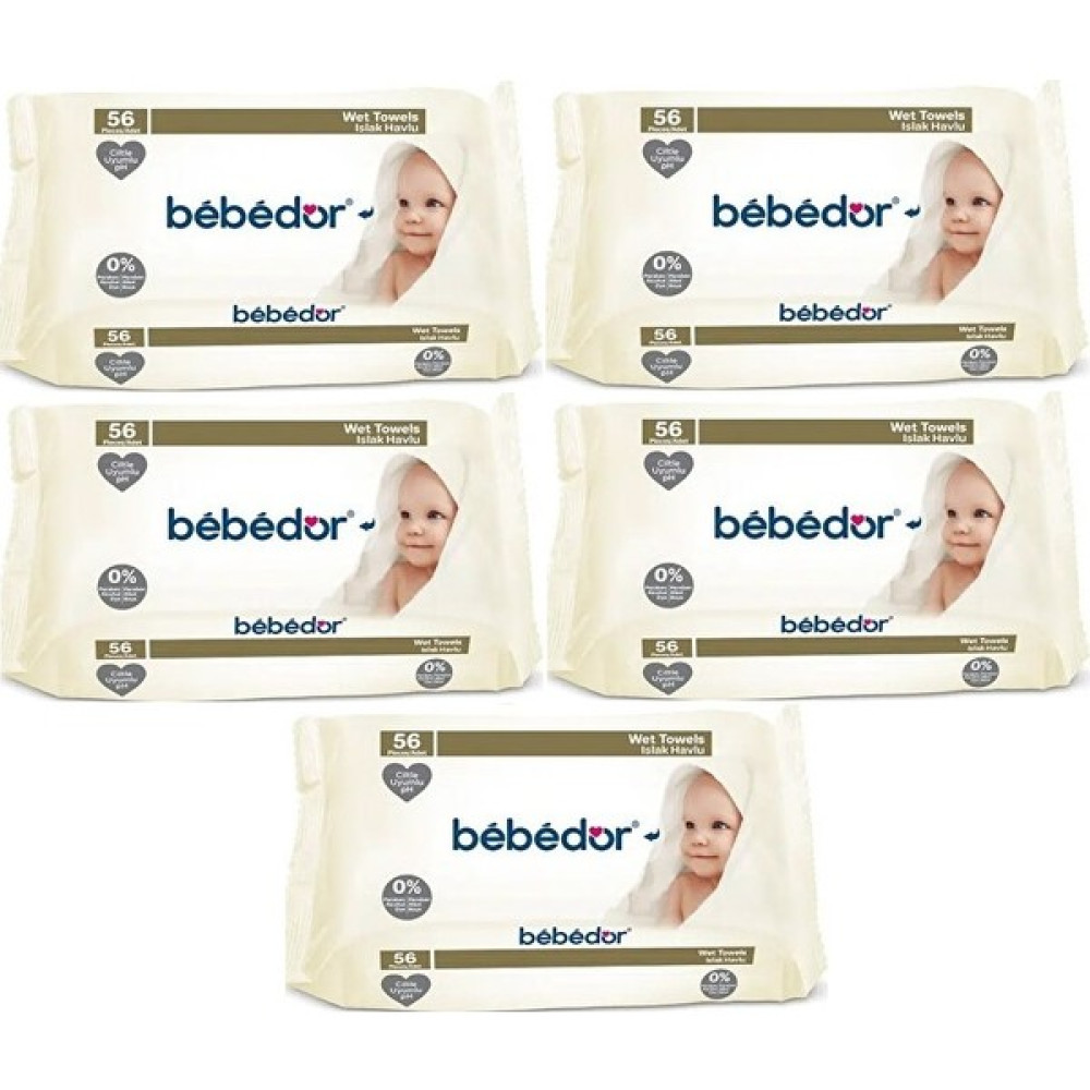Bebedor Islak Havlu Mendil Klasik 56 Yaprak 5 Li Set (280 Yaprak) Oto Boyaları Fiyatı