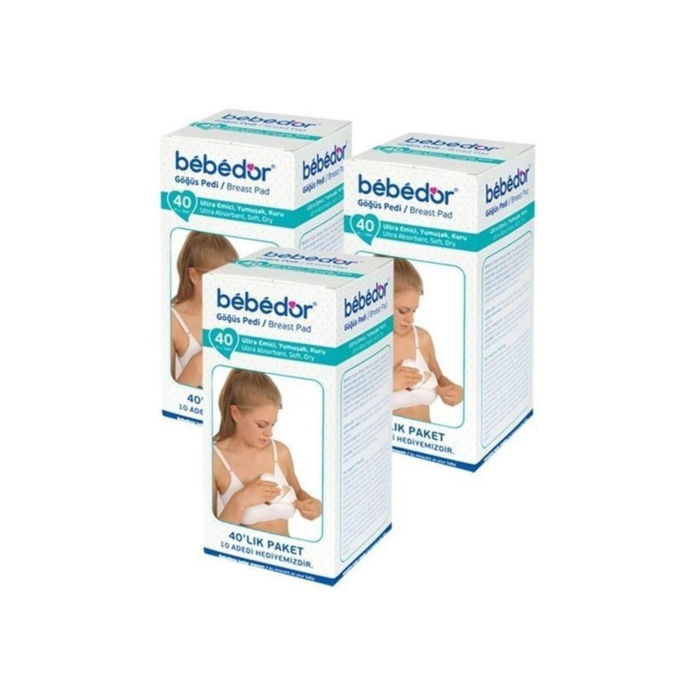 Bebedor Polietilen Dış Yüzeyli Göğüs Pedi 40 Lı 3 Paket Göğüs Pedleri & Koruyucular Fiyatı