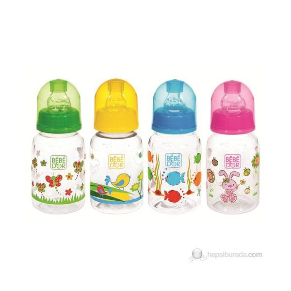 Bebedor Silikon Emzikli Yavaş Akış PP Biberon 125 ml Biberon Fiyatı