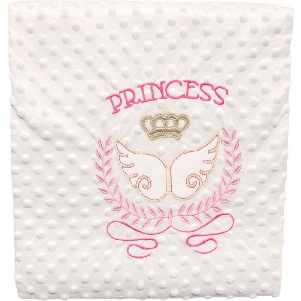 Bebegen Kız Bebek Ekru Pembe Princess Nakışlı Nohut Battaniye 80X90 Oto Boyaları Fiyatı