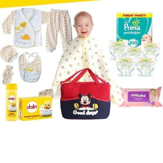 Bebegen Sarı 15 Parça Doğum Seti