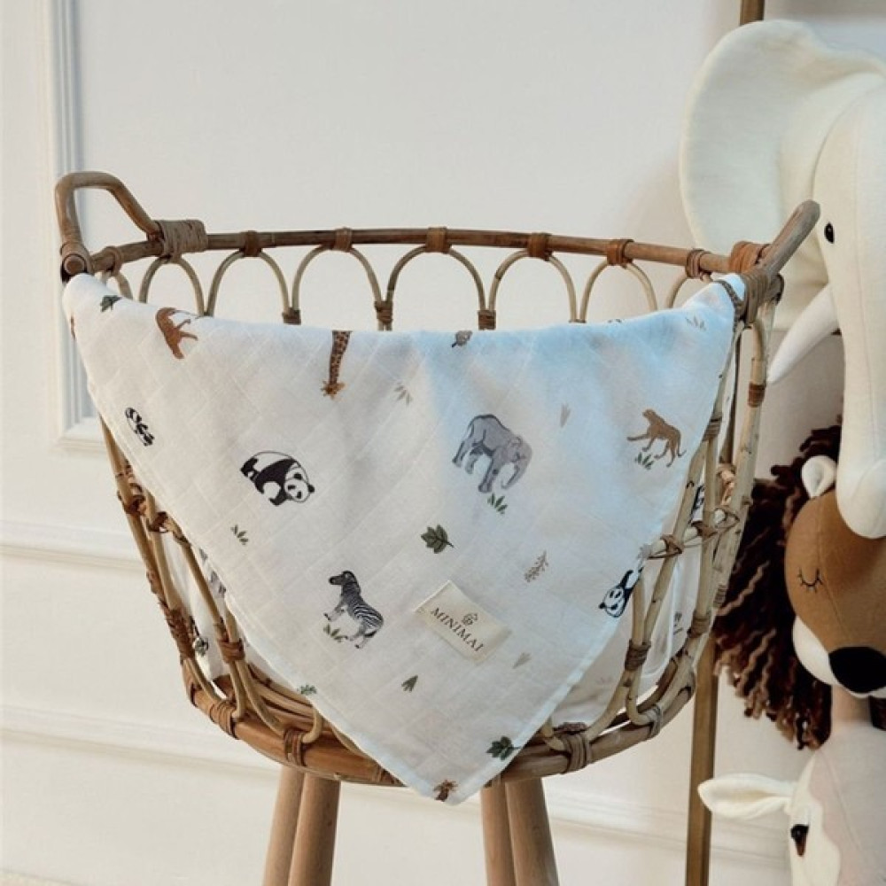 Bebegen Unisex Beyaz Kahve Zebra Zürafa Desenli Puanlı Müslin Battaniye Oto Boyaları Fiyatı