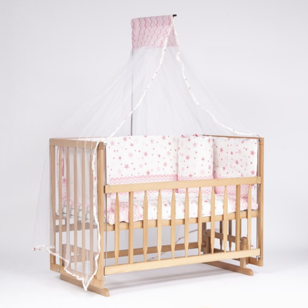 Bebeget 60x120 Vernikli Doğal Beşik 4 Kademeli Anne Yanı Sallanır Bebek Beşiği -Uyku Seti+Yatak D8 Beşik Fiyatı