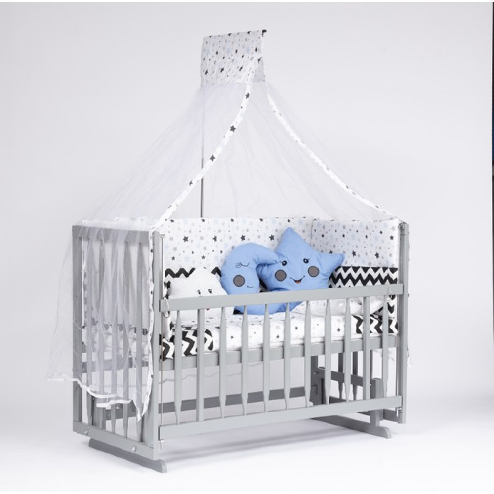 Bebeget Süper Natural ahşap Beşik 4 Kademeli Gri Anne Yanı Sallanır Bebek Beşiği 60X120 -Uyku Seti+Yatak G13 Beşik Fiyatı