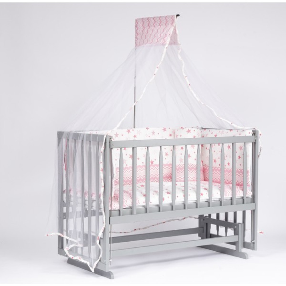 Bebeget Süper Natural ahşap Beşik 4 Kademeli Gri Anne Yanı Sallanır Bebek Beşiği 60X120 -Uyku Seti+Yatak G9 Beşik Fiyatı