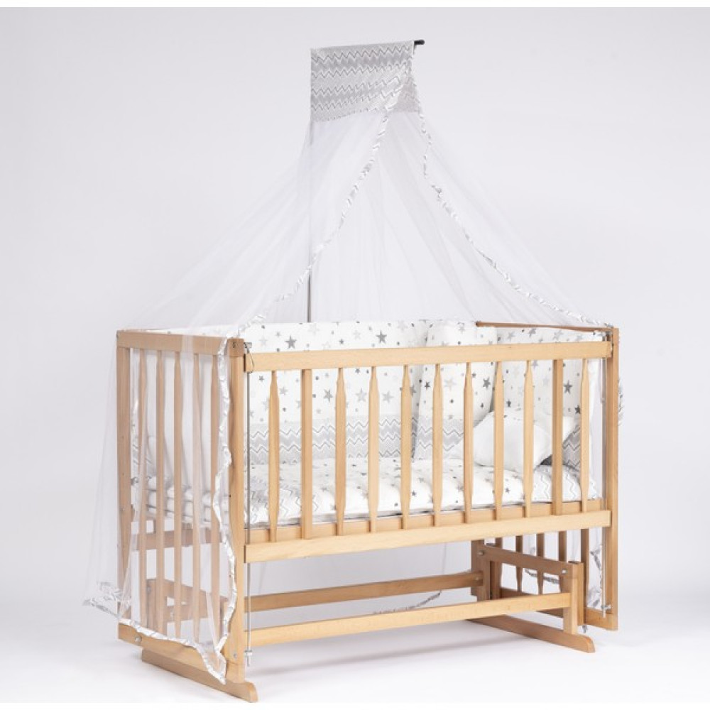 Bebeget Vernikli 60x120 4 Kademeli Anne Yanı Sallanır Bebek Beşiği 60X120 -Uyku Seti+Yatak D9 Beşik Fiyatı