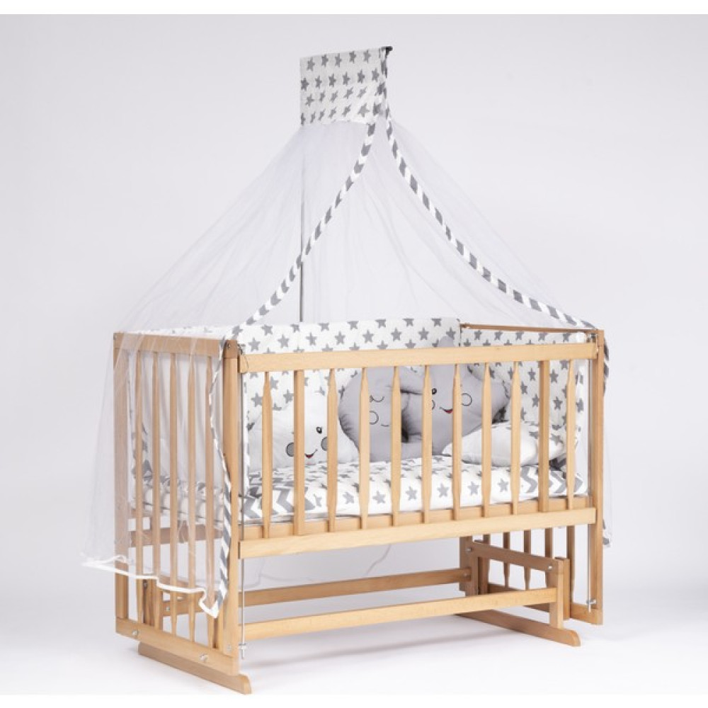 Bebeget Vernikli 60x120 Beşik 4 Kademeli Anne Yanı Sallanır Bebek Beşiği -Uyku Seti+Yatak D14 Beşik Fiyatı