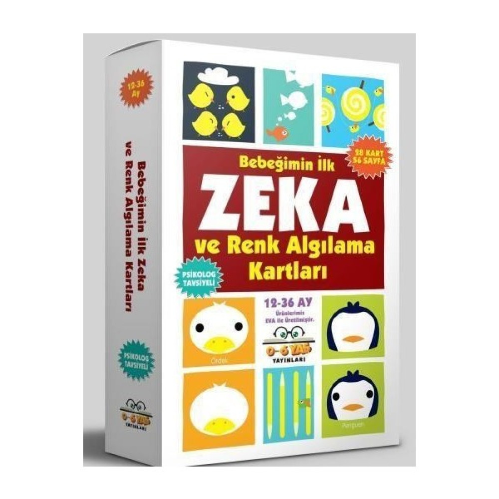 Bebeğimin İlk Zeka Ve Renk Algılama Kartları / 12-36 Ay - Zihinsel Gelişim Kitapları Fiyatı