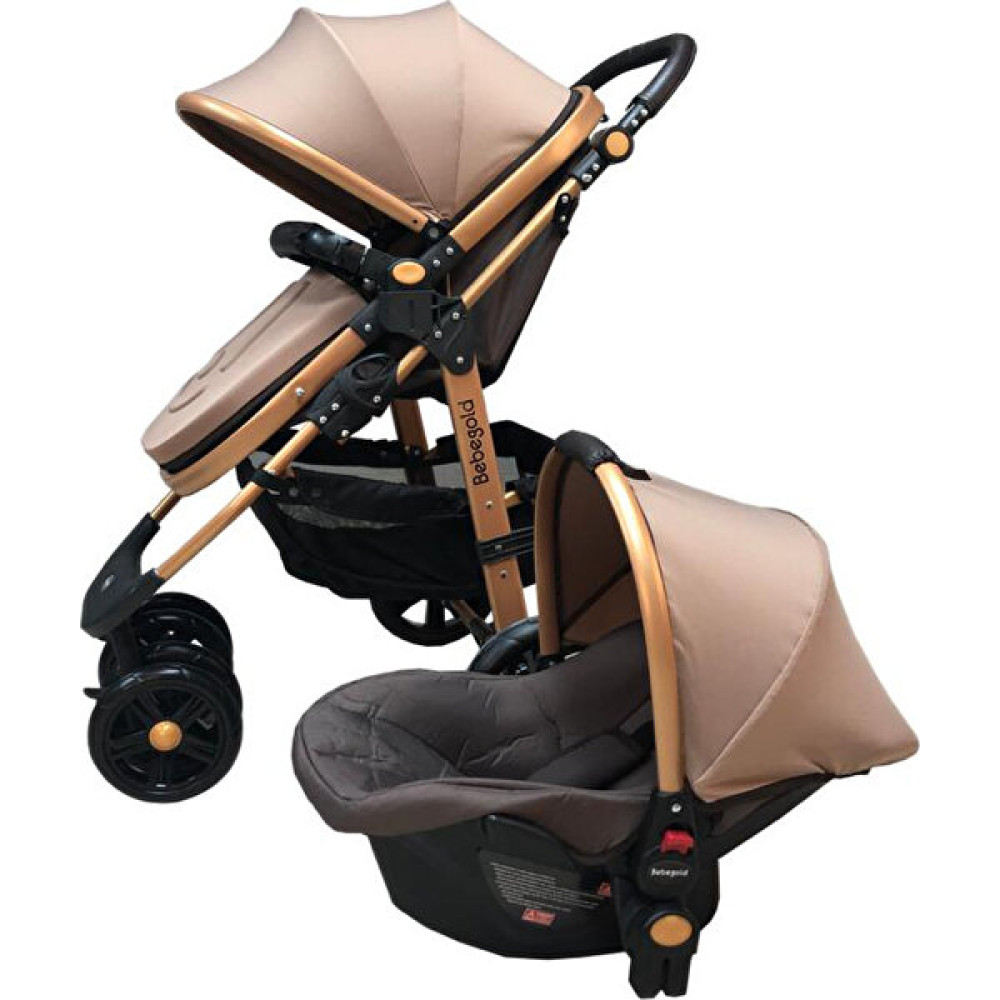 Bebegold BG-561 Travel Sistem Bebek Arabası - Kahverengi Bebek Arabası-Puset Aksesuarları Fiyatı