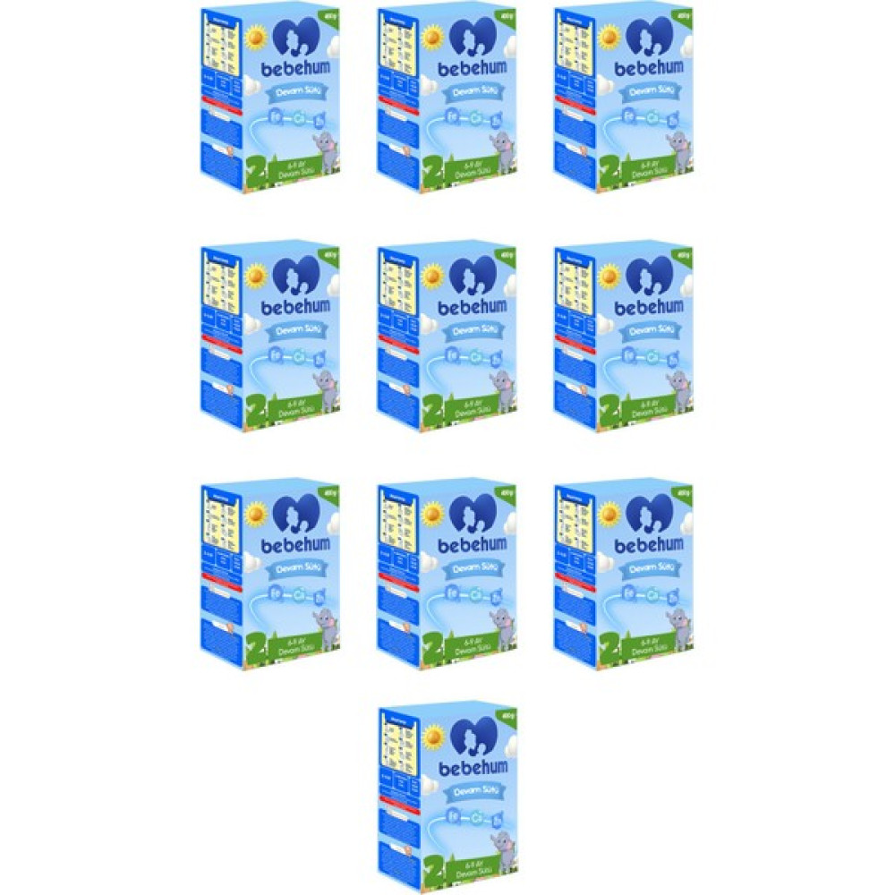 Bebehum 2 Devam Sütü 400 gr 6-9 Ay 10 Adet Bebek Mamaları Fiyatı