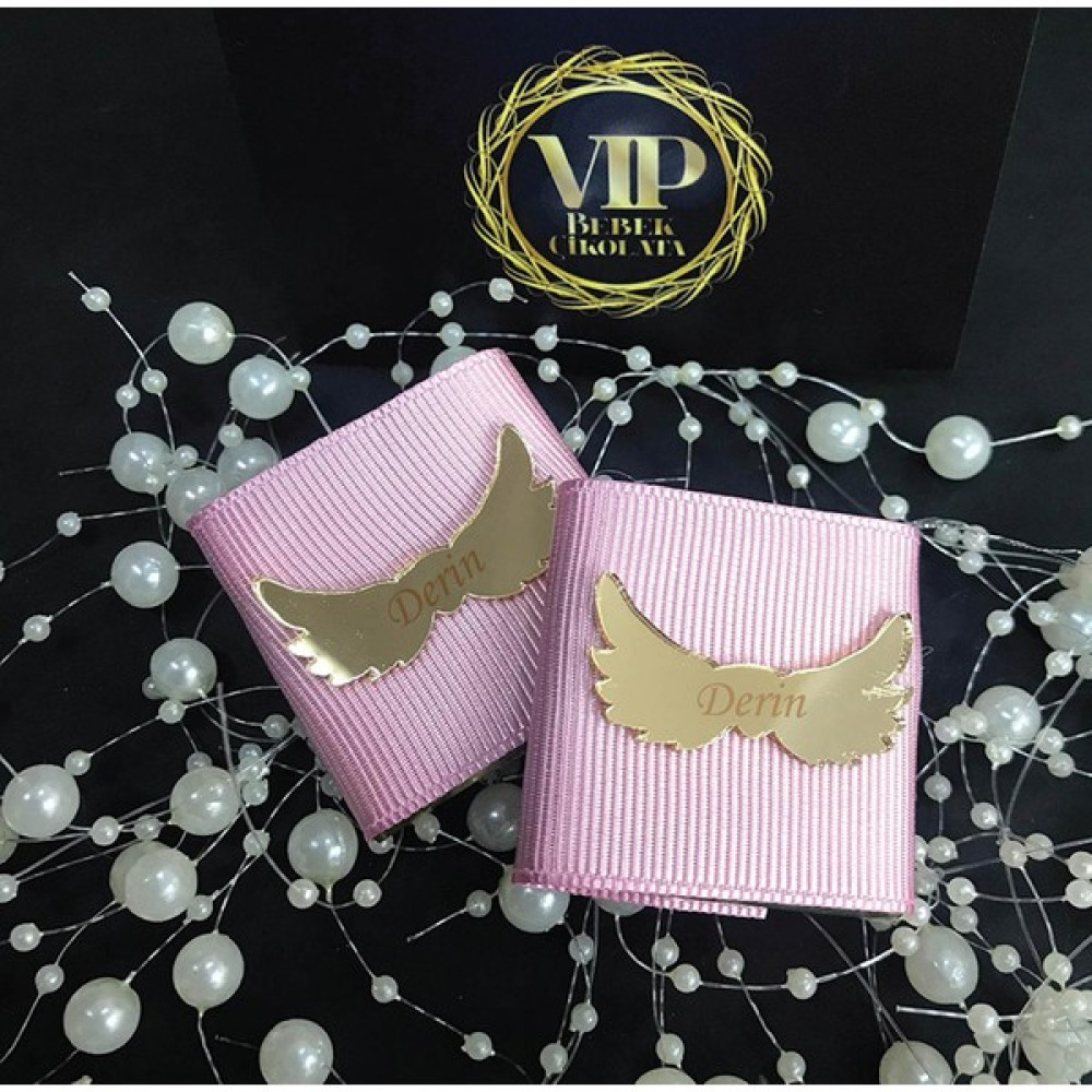 Bebek Çikolatası Aynalı Madlen - Melek Kanadı (Gold) Diğer Fiyatı