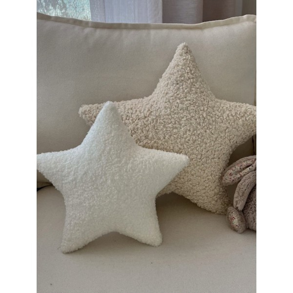 Bebek Çocuk Odası Stars Yıldız Yastık 2'li - Ekru - Beyaz Bebek Yastığı-Kılıfı Fiyatı