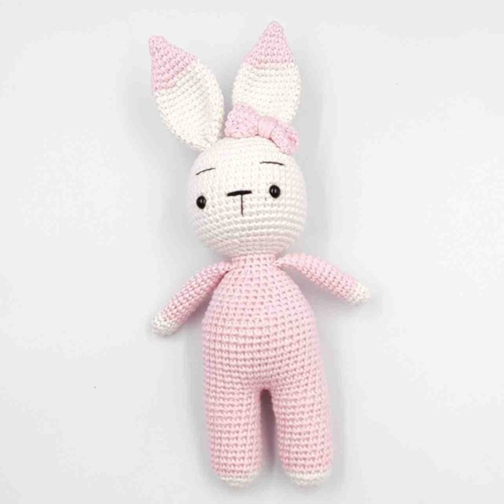 Bebek Hediye Kutusu Amigurumi Pembe Tavşan Bebek Oyuncakları Fiyatı