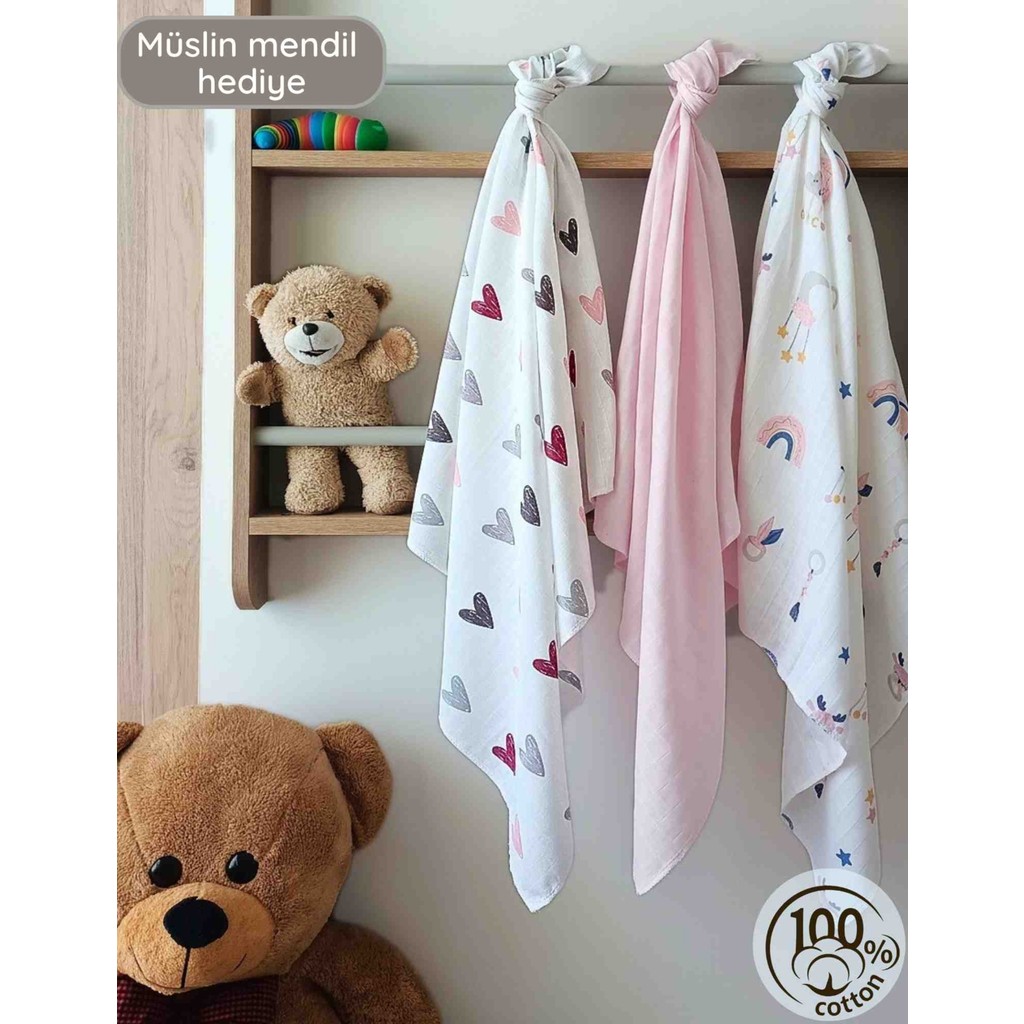 Bebek Müslin Örtü&battaniye 3 Adet %100 Pamuklu Çok Amaçlı Örtü 80X75CM-OEKO Tex Sertifikalı - Açık Pembe - 80 x 75 cm SSD / Solid State Drive Fiyatı