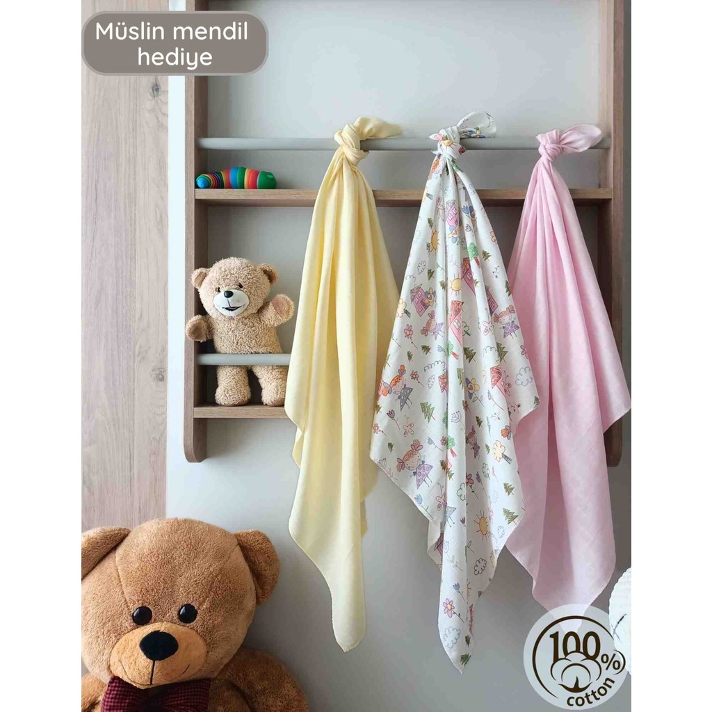 Bebek Müslin Örtü&battaniye 3 Adet %100 Pamuklu Çok Amaçlı Örtü 80X75CM-OEKO Tex Sertifikalı - Açık Sarı - Pembe - 80 x 75 cm SSD / Solid State Drive Fiyatı
