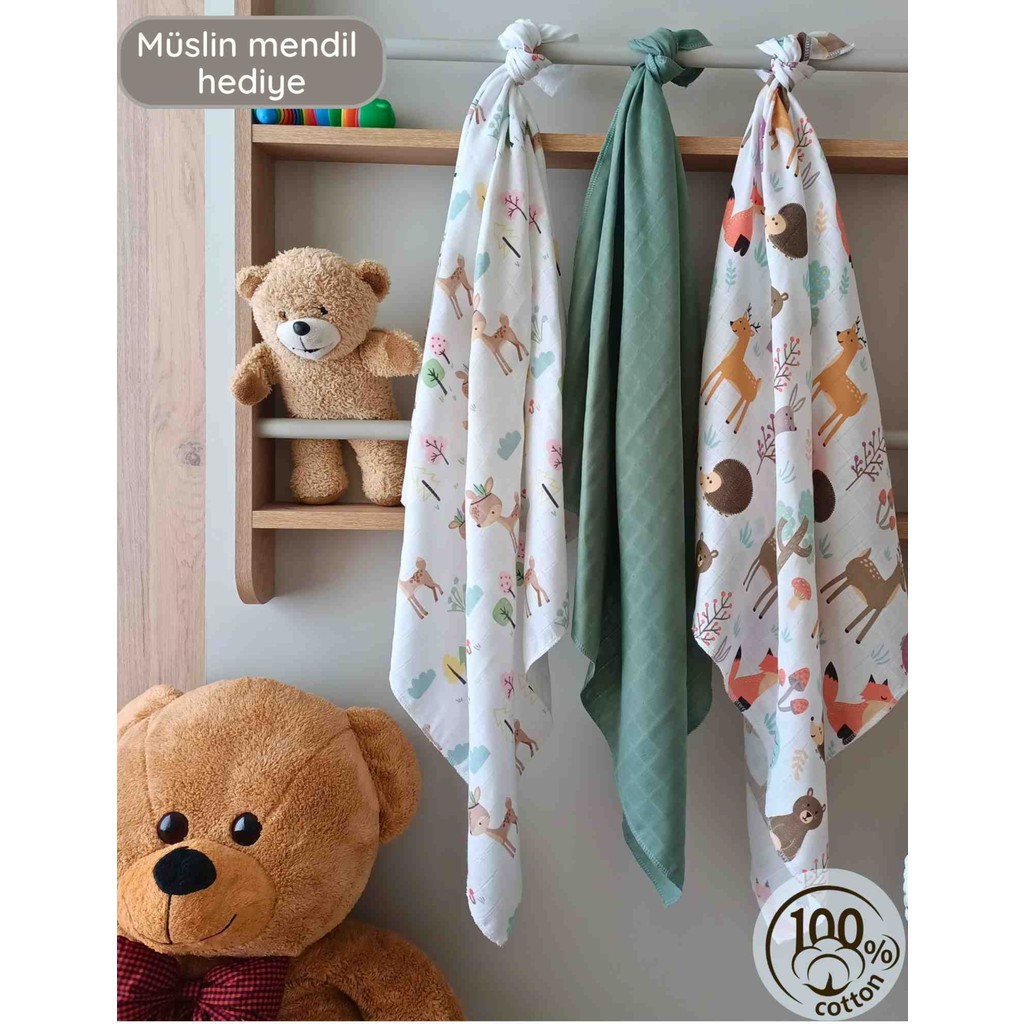 Bebek Müslin Örtü&battaniye 3 Adet %100 Pamuklu Çok Amaçlı Örtü 80X75CM-OEKO Tex Sertifikalı - Çağla Yeşili - 80 x 75 cm SSD / Solid State Drive Fiyatı