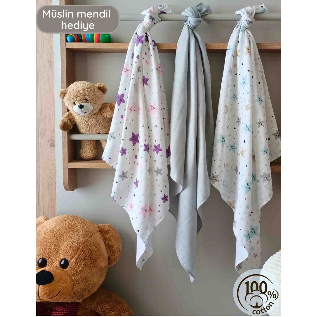 Bebek Müslin Örtü&battaniye 3 Adet %100 Pamuklu Çok Amaçlı Örtü 80X75CM-OEKO Tex Sertifikalı - Gri - 80 x 75 cm SSD / Solid State Drive Fiyatı