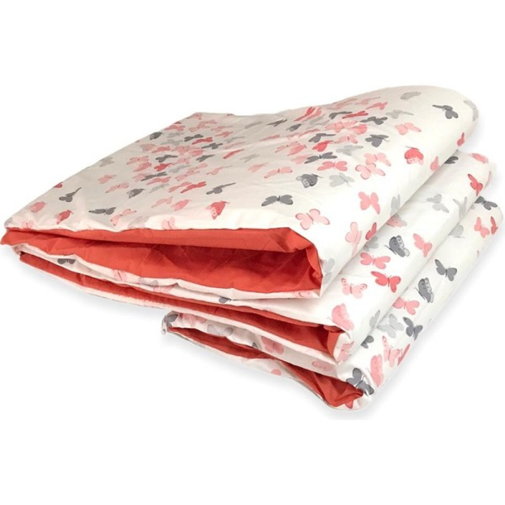 Bebek Özel Bebek Çocuk Beşik Kenar Koruma (4 Parça) Kelebekli Desen/ Kiremit Renk - Renkli - 70 x 130 cm Oto Boyaları Fiyatı
