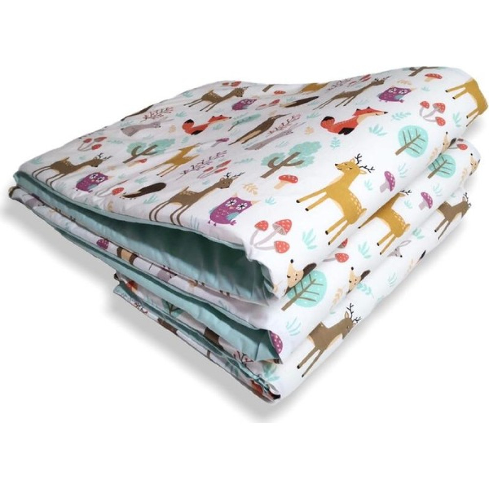 Bebek Özel Bebek Çocuk Beşik Kenar Koruma 70 x 110 Park Beşik Için (4 Parça) Bariyer Bumper Sevimli Orman/mint Bebek Uyku Seti Fiyatı