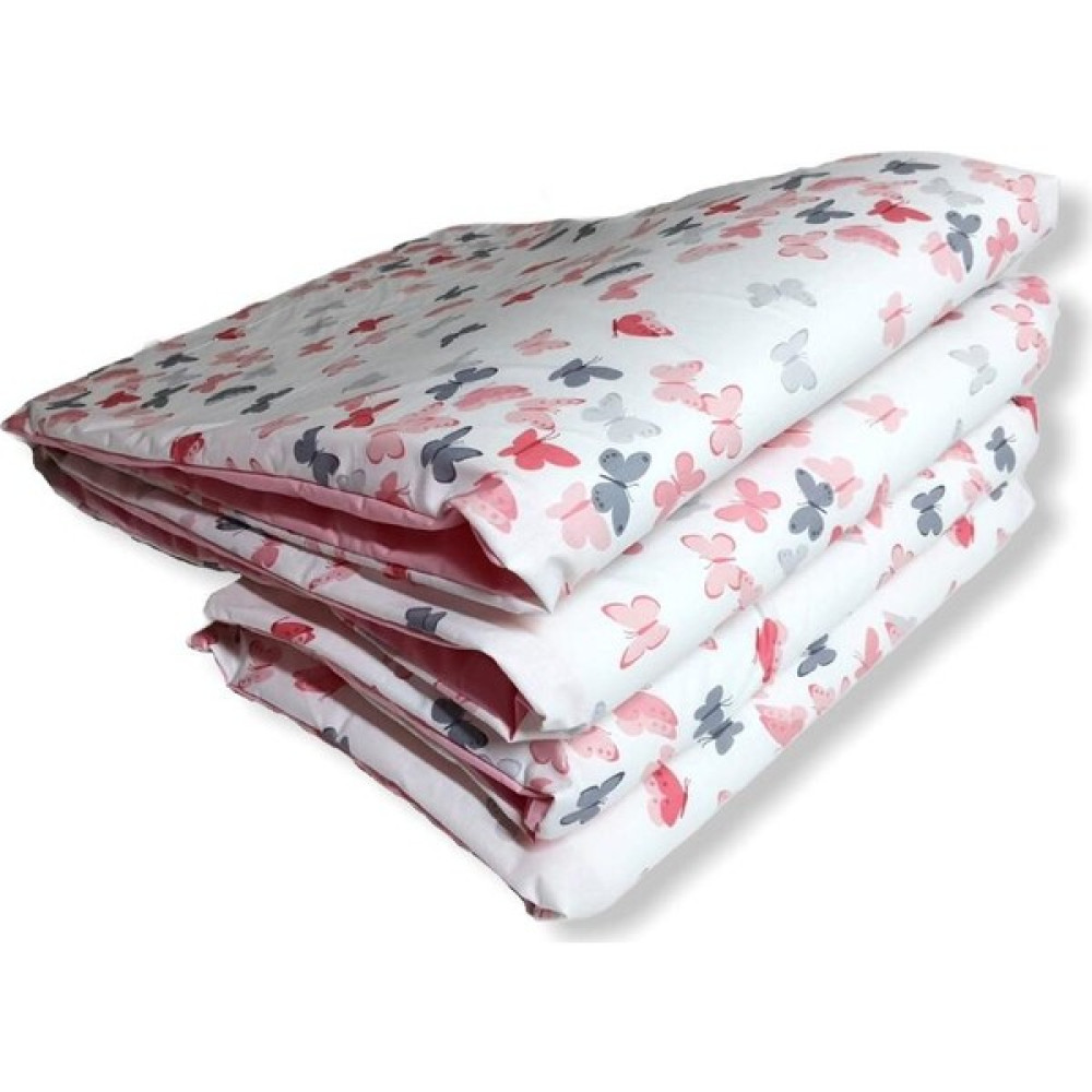 Bebek Özel Bebek Çocuk Beşik Kenar Koruma 70 x 120 Park Beşik Için (4 Parça) Bariyer Bumper Kelebekli/pembe Bebek Uyku Seti Fiyatı