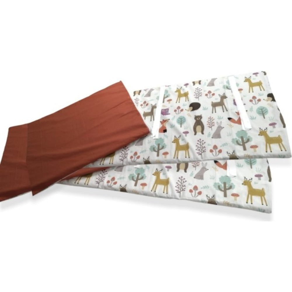Bebek Özel Bebek/Çocuk Beşik Kenar Koruma 120X200 Beşik Için (4 Parça) Sevimli Orman/kiremit Renk - Renkli - 120 x 200 cm Bebek Güvenlik Fiyatı