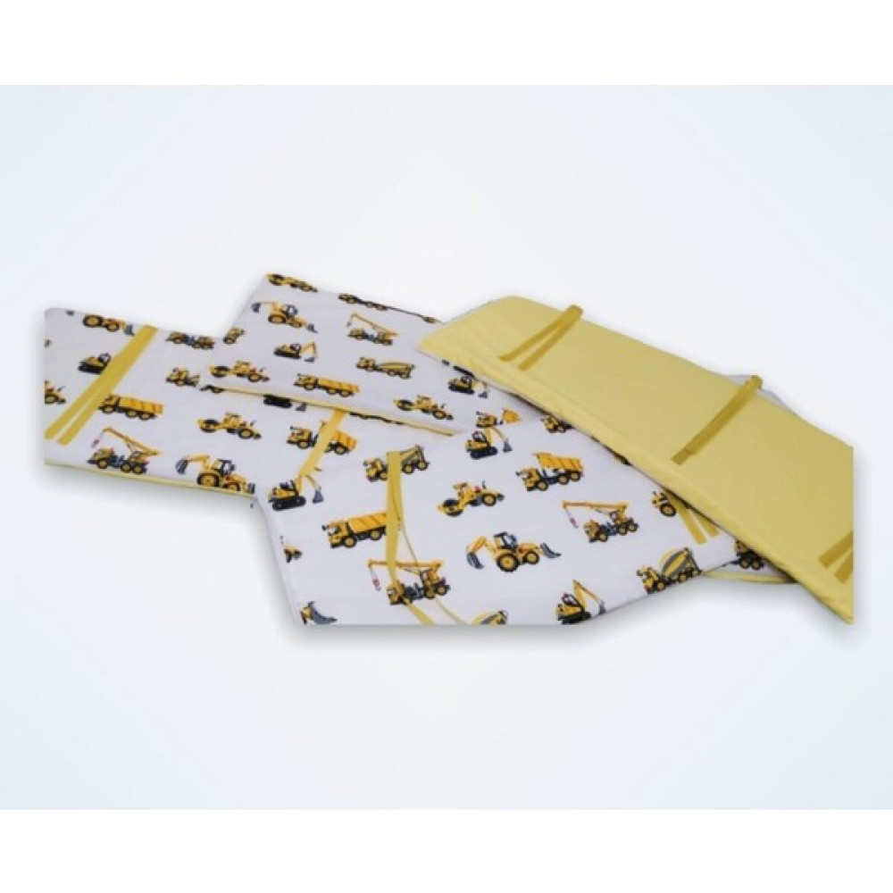 Bebek Özel Bebek/çocuk Beşik Kenar Koruma 80X180 Beşik Için (4 Parça) Iş Makinalı/sarı Bebek Uyku Seti Fiyatı