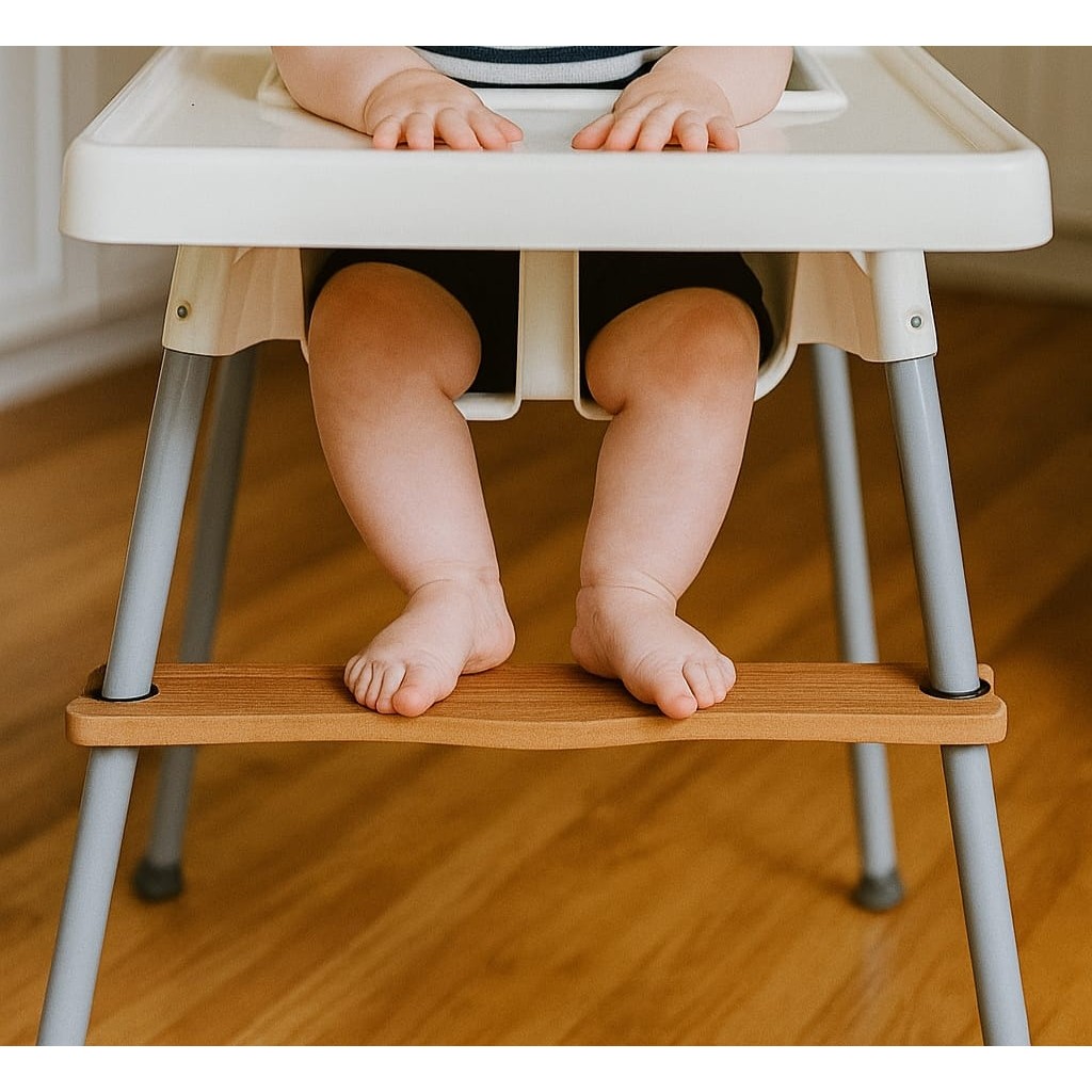 Bebek Özel Mama Sandalyesi Ayak Koyma Desteği - Ikea, E Bebek Baby Plus Star, Faros Orzo Uyumlu - Kahverengi Mama Sandalyesi Fiyatı