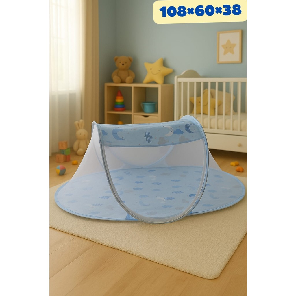 Bebek Sineklik Koruyucu Cibinlik - Mavi - 108*60*38 Diğer Fiyatı