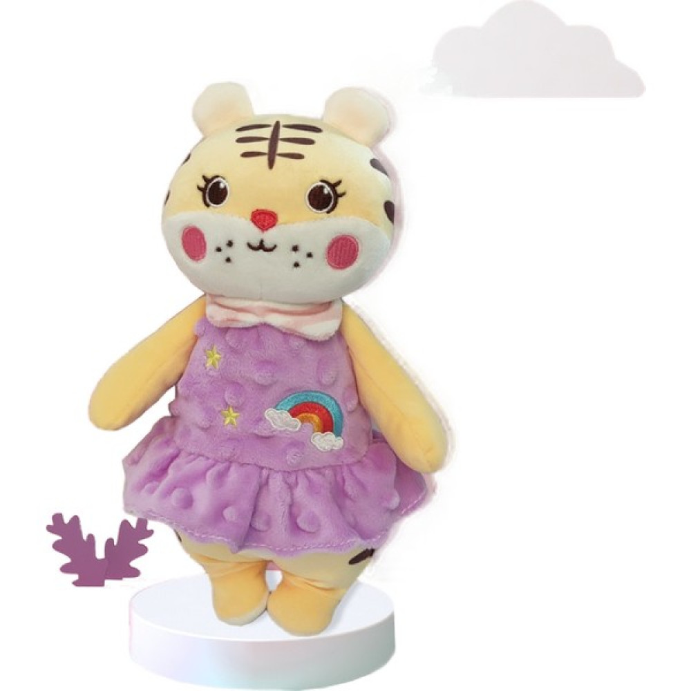 Bebek Yatıştırıcı Bebek Küçük Kaplan Peluş Oyuncak (Yurt Dışından) - Purple - 25*15*10cm Oto Boyaları Fiyatı