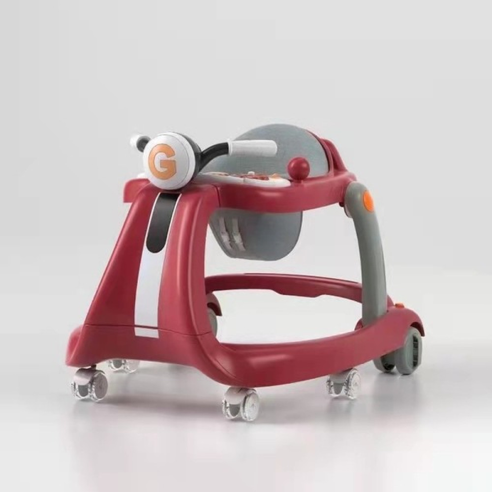 Bebek Yürüteci Çocuklar Için Bacak Önleyici Bebek Çok Fonksiyonlu Devrilme Önleyici Yürüteç (Yurt Dışından) - Kırmızı Yürüteç Fiyatı