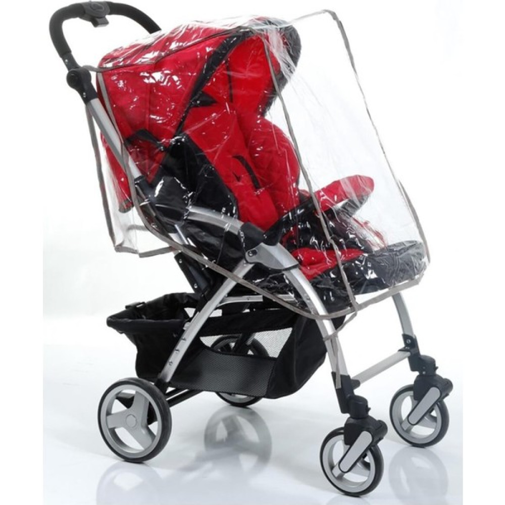 Bebekevi Bebek Arabası Yağmurluğu - Kırmızı - Beyaz Bebek Arabası-Puset Aksesuarı Fiyatı