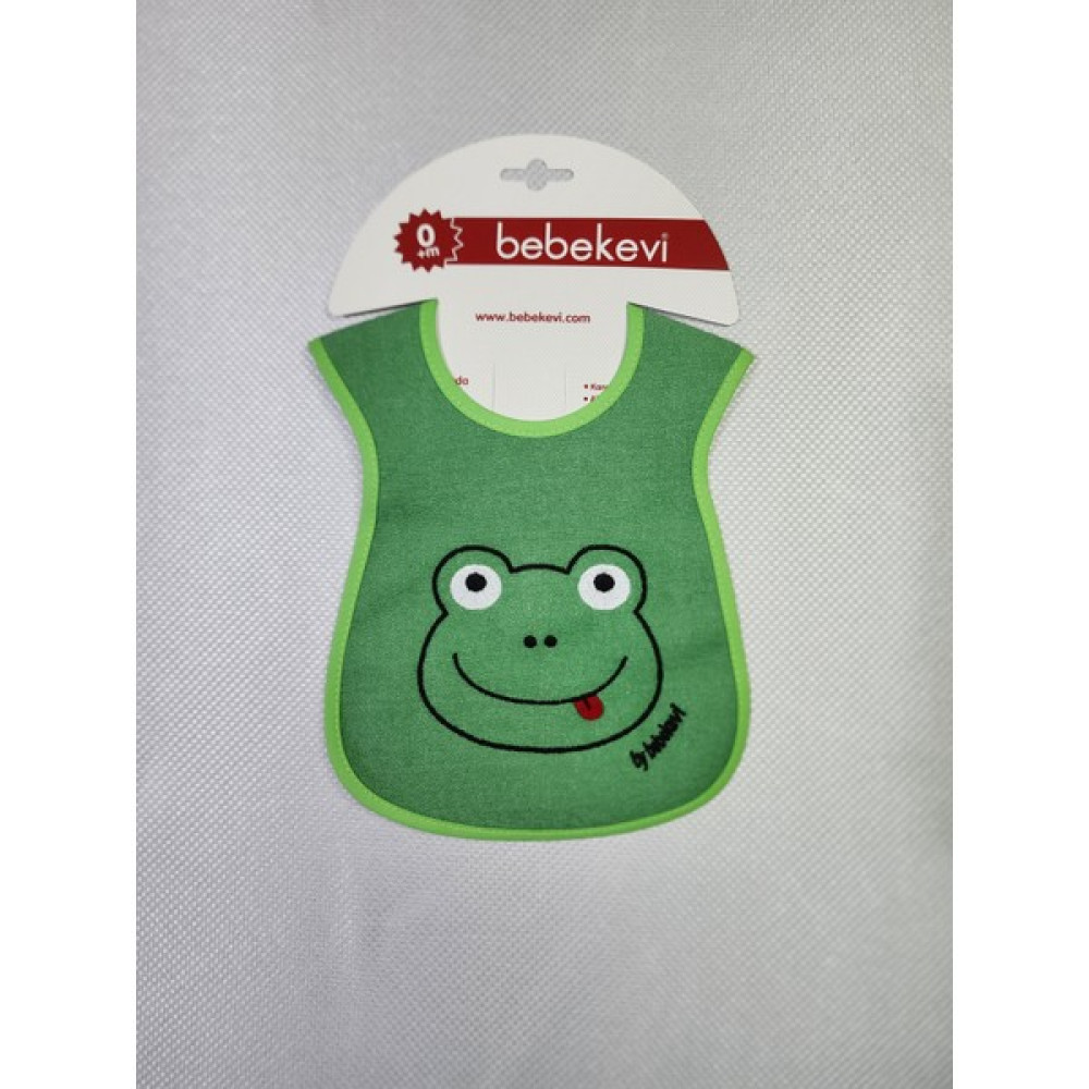 Bebekevi Bebek Evi 1144 Önlük Kurbağa - Standart - Yeşil Mama Önlüğü Fiyatı