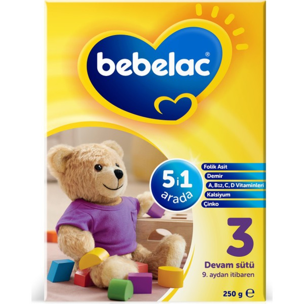 Bebelac 3 Devam Sütü 250 gr Bebek Beslenme Gereçleri Fiyatı